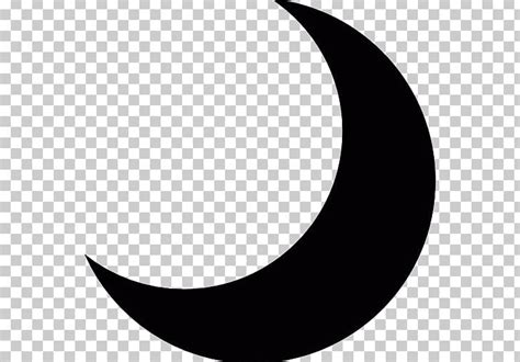 Moon Lunar Phase Crescent Png Clipart Black Black And White Blue