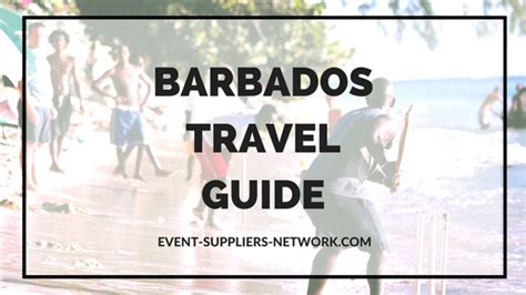 Barbados Travel Guide Event Suppliers Network