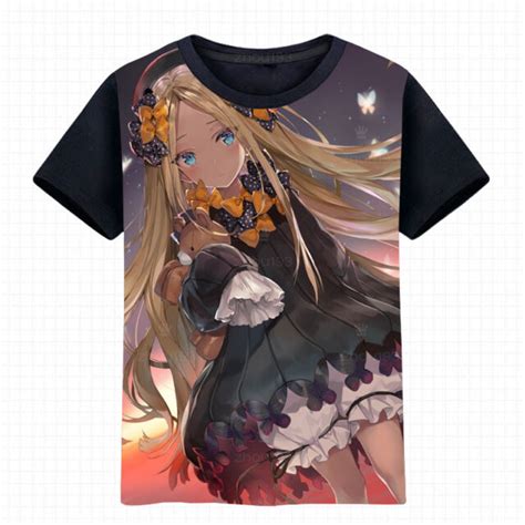 Fate Grand Order Abigail Williams T Shirt Short Sleeve Unisex Cosplay