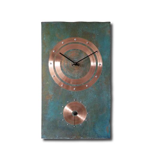 Home Décor Clocks Clock Handmade Copper Wall Clock Large Wall Clock
