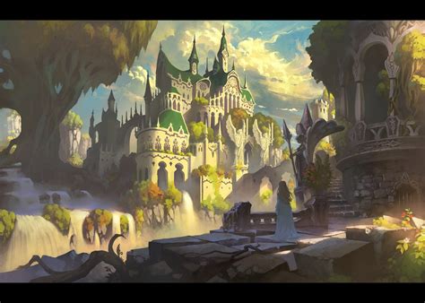 Royal Palace Of An Elf By Do〜ra Rimaginarycastles