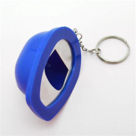 Custom Helmet Key Holder Plastic Bottle Opener Keychain Pvc Keychain