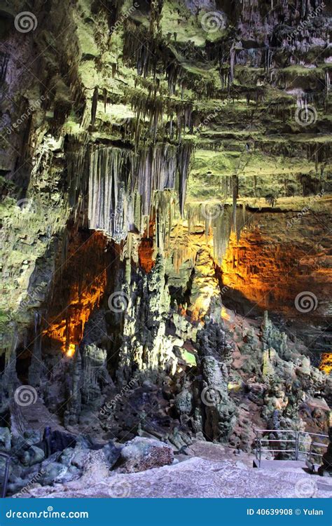 Limestone Cave Stock Photo Image Of Moist Deep Geology 40639908