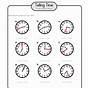 Telling Time Daily Activities Worksheet