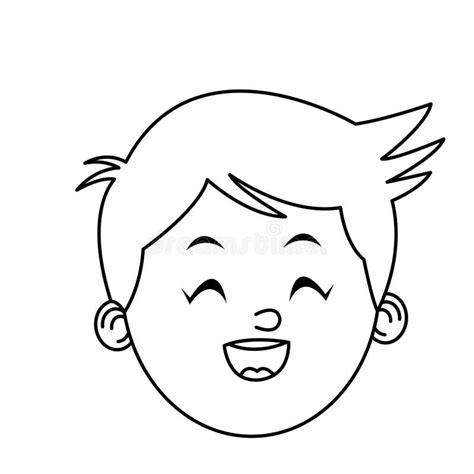 Isolated Boy Cartoon Design Stock Vector Illustration Of Beautiful
