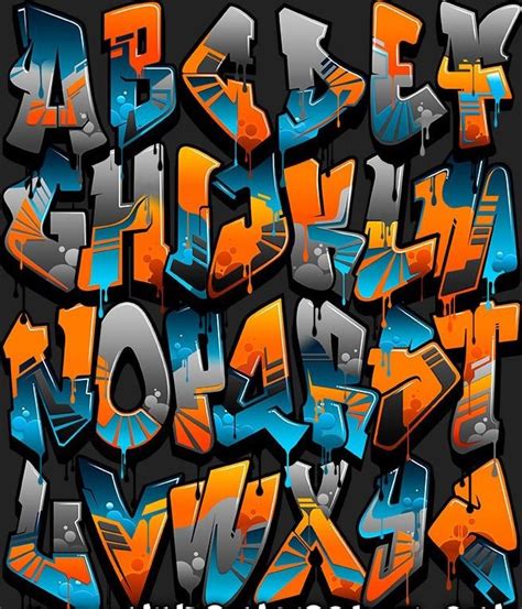 Graffiti Alphabet Font Oppidan Library