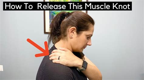 How To Release Muscle Knots In Your Trapezius Youtube