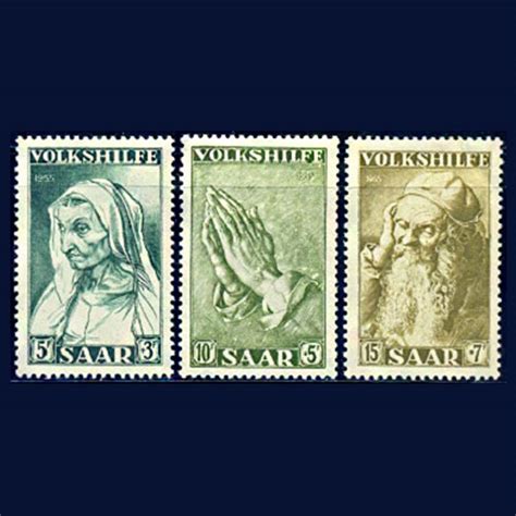 Volkshilfe Charity Stamps Of Saar Mintage World
