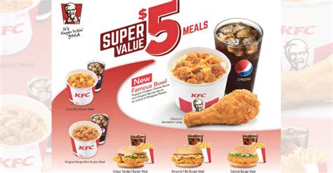 Starting from only rm8.95, each of the 6 boxes are packed with your favourite kfc fried chicken, crispier fries, a carbonated drink and all your favourites! 5 Dollar Box Kfc - New Dollar Wallpaper HD Noeimage.Org
