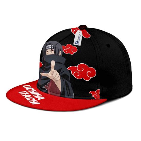 Akatsuki Itachi Snapback Hat Custom Naruto Anime Hat Robinplacefabrics