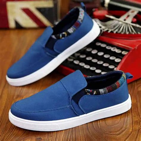 Noopula Platform Mens Loafers Canvas Shoe 2017 Brand Loafers Casual Homme Chaussure Canvas