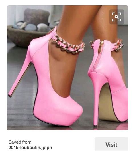 Barbie Pink Hot Heels High Heels Boots Pink High Heels Platform High Heels Ankle Strap Heels