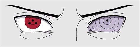 Naruto Eyes Eye Drawing Rinnegan Dojutsu Susanoonomikoto Clan