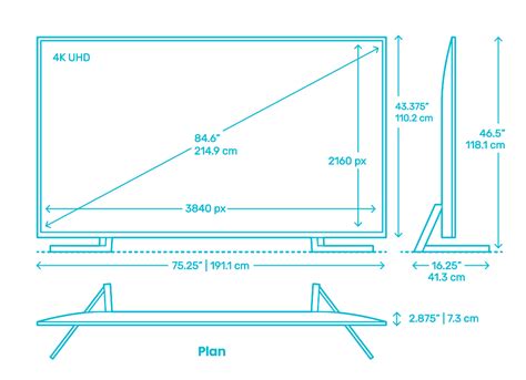 Dimensions Of A 80 Inch Tv F
