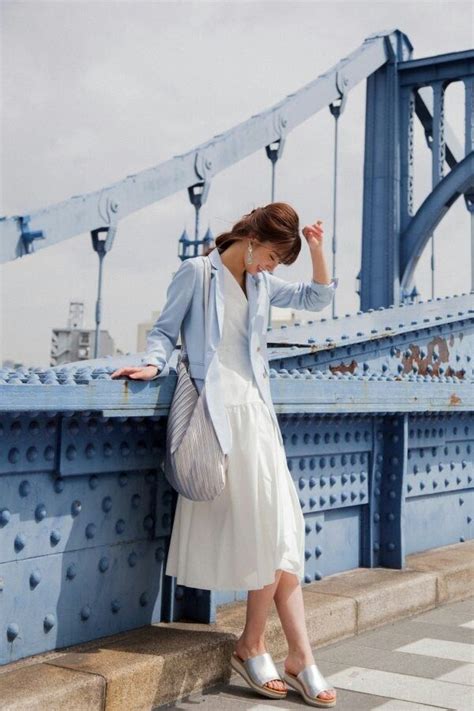 Japanese Fashion White Dress Shoulder Dress Stylish Mayu How To