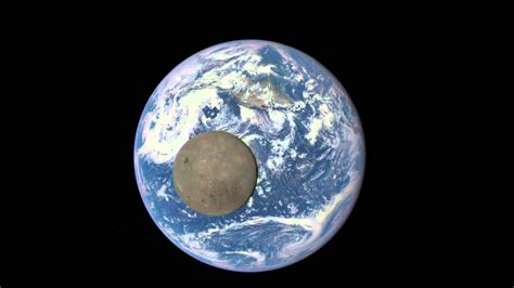 Nasas Dscovr Shows Moon Crossing Earth In Epic Video Youtube