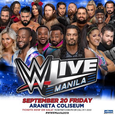 Wwe Returns To Manila With Smackdown Superstars This September