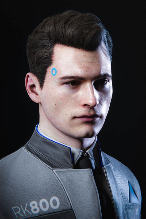 Connor Detroit Become Human Render 2 By Jetsynth On Deviantart