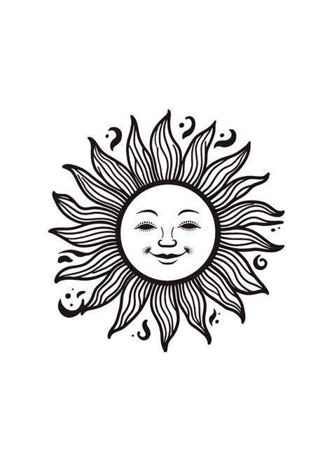 Sun — Coloring Pages Free And Printable
