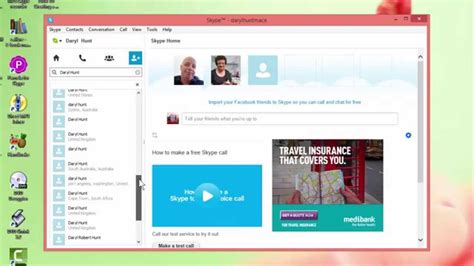 how to search and add a contact to your skype contact list youtube