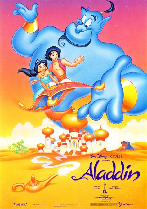 Disney Photo Aladdin Movie Poster Walt Disney Characters Aladdin