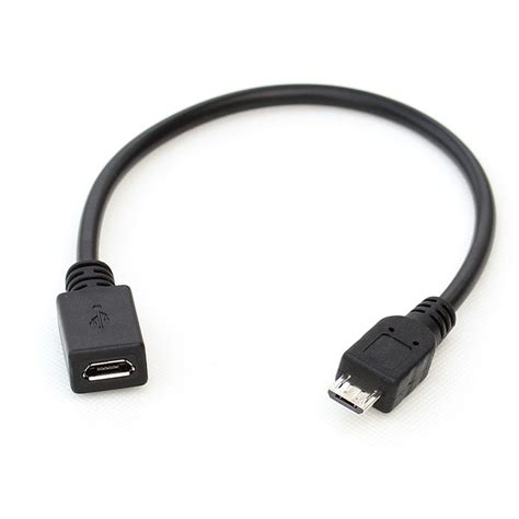 Cm Micro Usb Male To Female Extension Data Charging Adapter Convertor