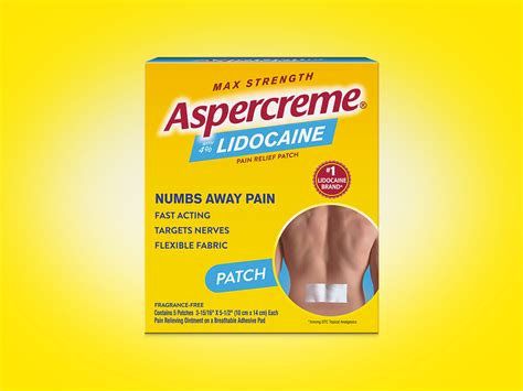 Lidocaine Pain Relief Patch Aspercreme Pain Relief Products