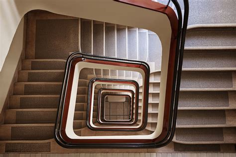 Spiral And Geometric Staircases Shot From Above 6 Fubiz Media