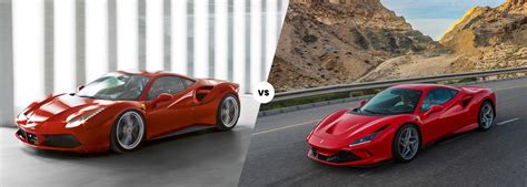 The 488 turbo engine has notably more power vs the 458. Ferrari 488 Pista vs. Ferrari F8 Tributo | Compare Performance, Power & Style | Ferrari Lake Forest