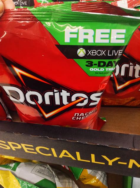Xbox Live Gold Free Trial With Doritos Purchase Floor Display Flickr
