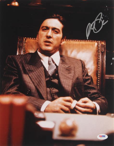 Al Pacino Signed The Godfather 11x14 Photo Psa Coa Pristine Auction