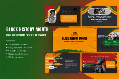 Black History Month Presentation Template Slidestack