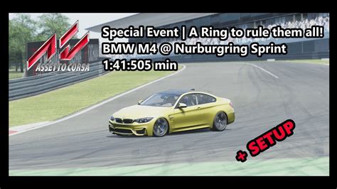 Assetto Corsa Special Event A Ring To Rule Them All BMW M4