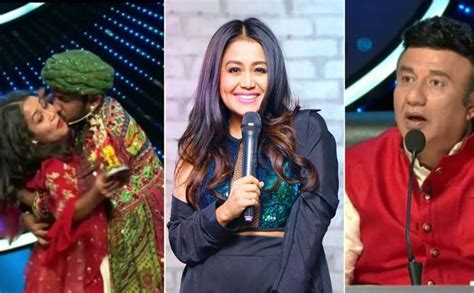 Indian Idol 11 Contestant Forcefully Kisses Neha Kakkar Singer Left In Shock See Video