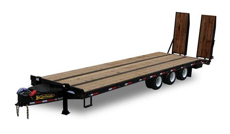 62000 Gvwr Heavy Equipment Flatbed Trailer By Kaufman Trailers