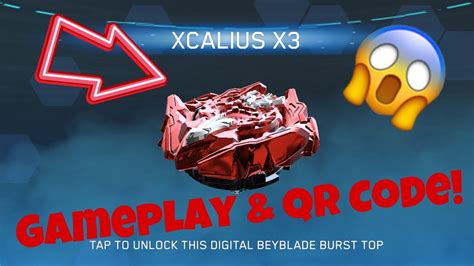 #бейблейд берст турбо 33 qr кода для игры #beyblade burst hasbro из 3 сезона! Xcalius X3 Chrome Recolour Qr Code & Gameplay! - YouTube