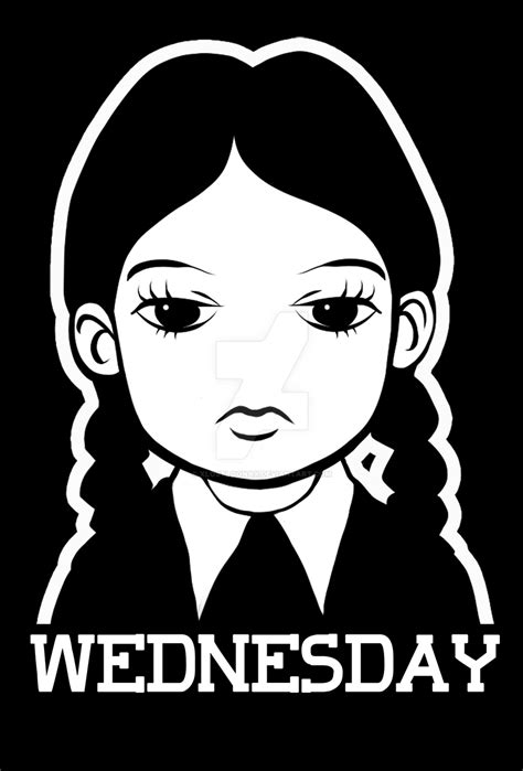 Wednesday Addams Design For T Shirt By Xlostloonax On Deviantart