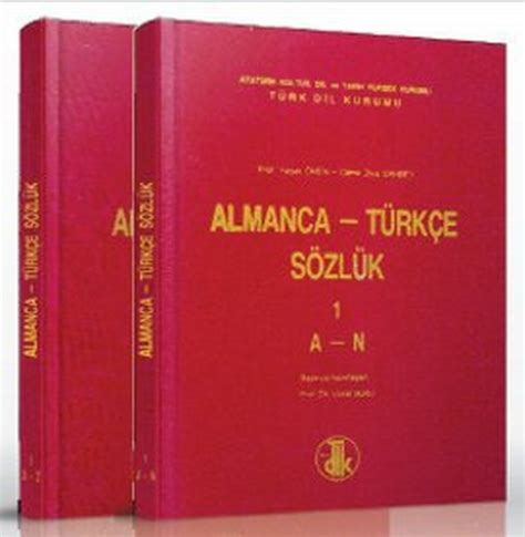 Almanca - Türkçe Sözlük 2 Cilt Takım | D&R - Kültür, Sanat ...