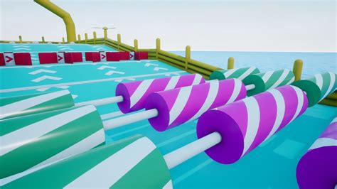 Platform Obstacle Course Modular And Customizable In Environments Ue