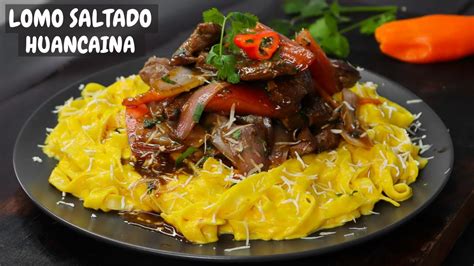 Lomo Saltado Ahumado Con Tallarines A La Huancaina Cocina Peruana Youtube