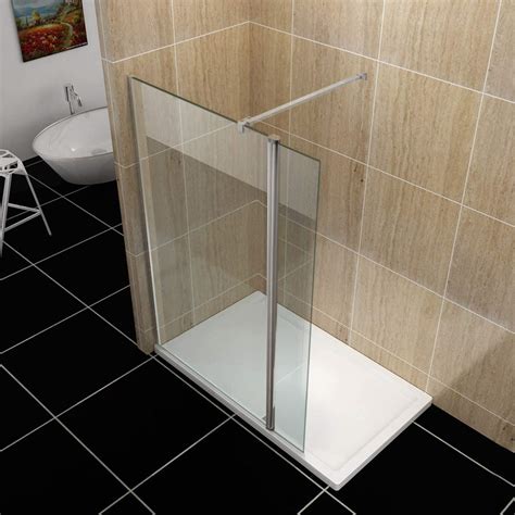 Buy ELEGANT 800mm Easy Clean Walk In Wetroom Shower Enclosure Panel 8mm
