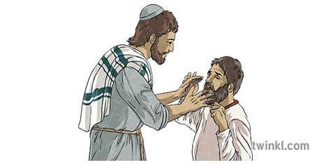 Jesus Heals Blind Man Sine 04 Religion Christianity Story Bible Jesus Blind