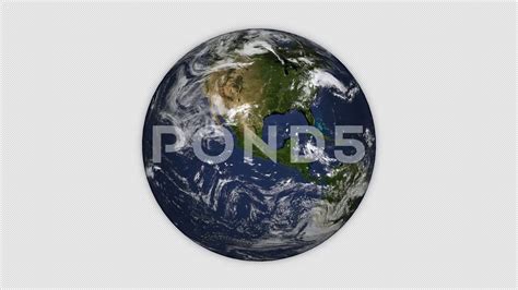 Earth Globe Rotating With Alpha Channel Seamless Looping 4k Stock