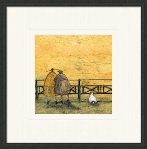 Sam Toft Mounted Framed Print A Romantic Interlude 30 X 30 Etsy