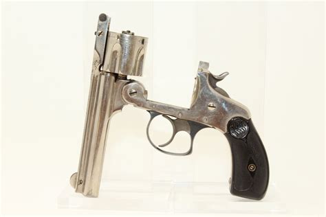 Smith And Wesson 38 Double Action Third Model Revolver Candr Antique013