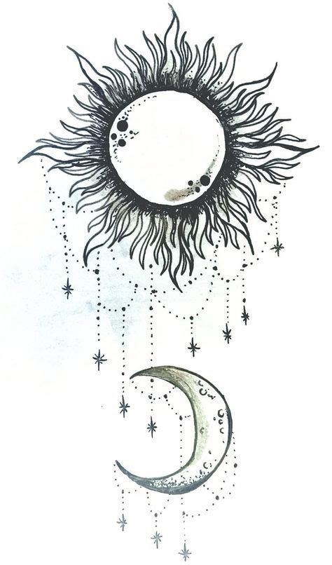 In this case, the dye is. New Tattoo Back Henna Sun Moon Ideas in 2020 | Moon tattoo ...