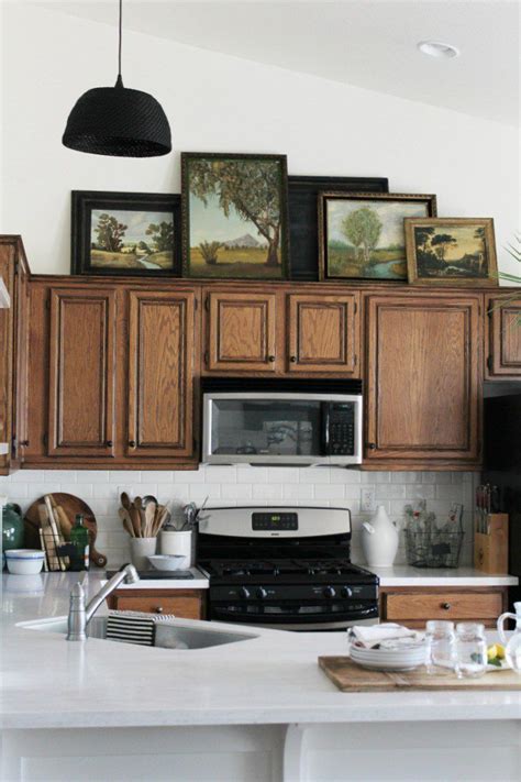 Ways To Decorate Above Your Kitchen Cabinets