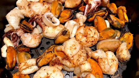 Air Fryer Frozen Seafood Medley Recipe How To Cook Seafood Mix In Air