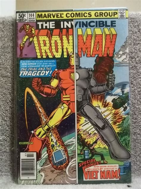 Marvel Comics The Invincible Iron Man Vol 1 No 144 G Vg Etsy