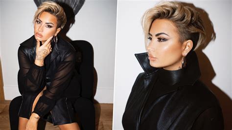 Demi lovato at the 2020 e! Demi Lovato Introduces Her Edgy New Pixie Haircut and We Are in Love with Her New Look (See Pics ...